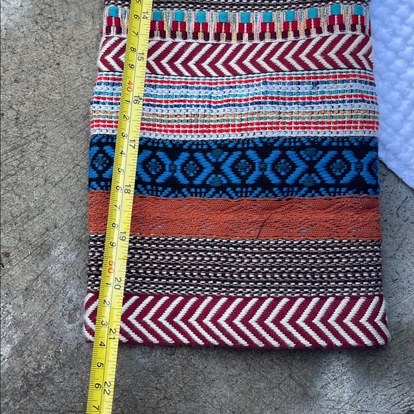 Zara Embroidered Jacquard Coat Jacket Festival - Picture 16 of 16